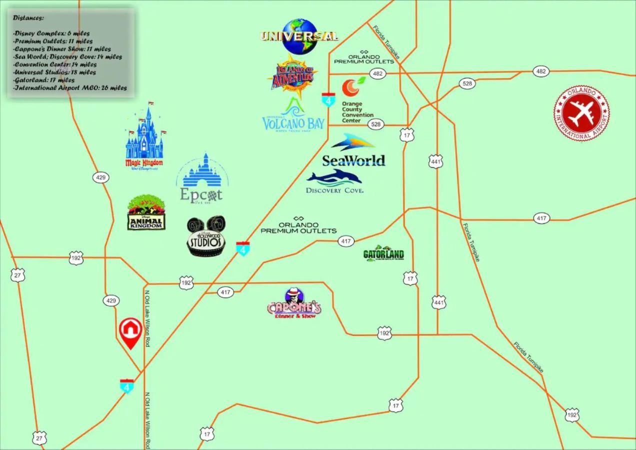 Epic Family Fun! Games & Theme Room, Pool - Encore Resort, Near Disney Orlando Exteriér fotografie